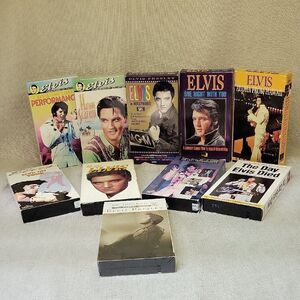 Elvis Presley VHS Collection Lot Of 10